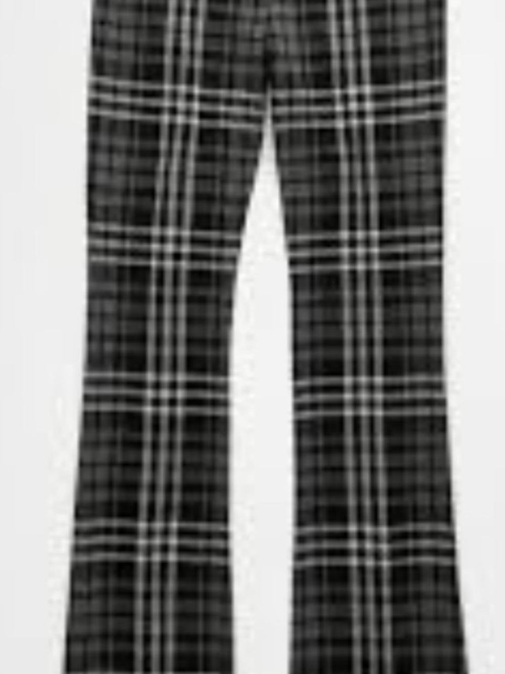 American Eagle Black and Gray Stretch Pants W Slight Flair